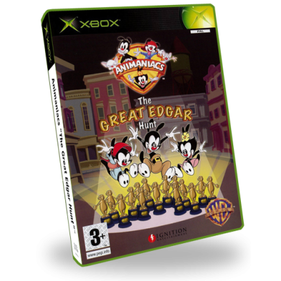 Animaniacs The Great Edgar Hunt (Custom)3D Boxes Italic